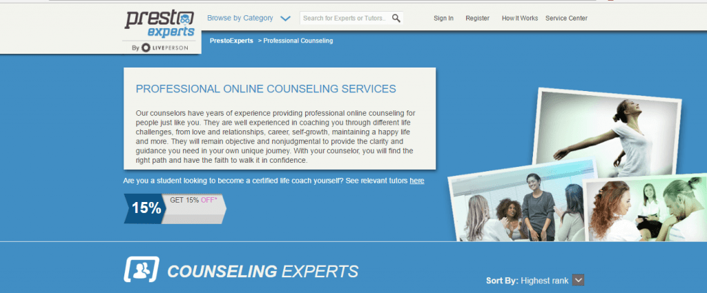 Prestoexperts counseling services